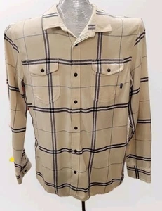 Vans Large OTW Flanellhemd in Elfenbein/Marine Streifen (#95) - Bild 1 von 4