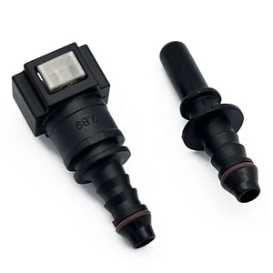 7.89mm SAE 5/16 (8mm) Straight Nylon Fuel Line Hose Quick Release Connector - Picture 1 of 4