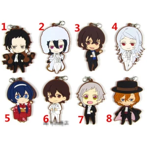 Llavero de goma T854 Anime Bungou perros callejeros correas raras disfraces - Imagen 1 de 1
