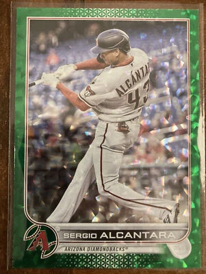 2022 Topps Update Sergio Alcantara Green Foil /499 #US279 Arizona Diamondbacks - Image 1 of 2