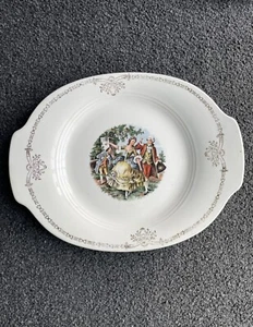 Vintage Imperial Salem China Co. Victorian Platter 23K Gold - Picture 1 of 7