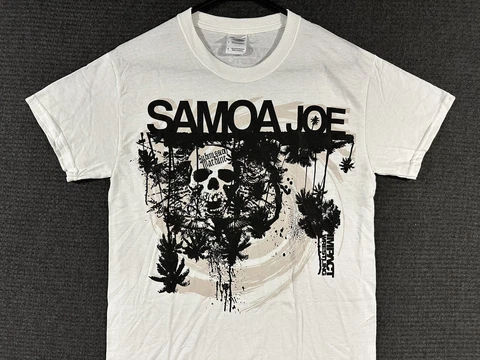 Samoa Joe Submission Machine Impact Wrestling T Shirt Small White TNA Cover