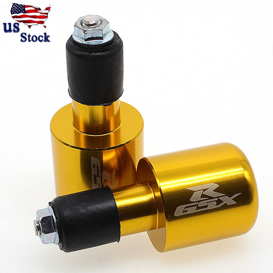 Deslizante de tapón de extremos de manillar para Suzuki 2001 2002-2016 GSXR1000 CNC dorado Foto 1 de 4