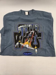 Star Wars True Vintage Ep. 1 Naboo Starfighter T-shirt Tee Medium 1999 Episode 1 - Picture 1 of 7