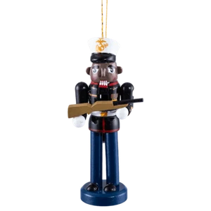 Vanguard Marine Corps NUSSKNACKER Hafen der Waffen Kleid blau Ornament Afroamerikaner. - Bild 1 von 1