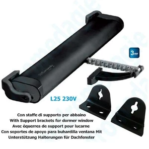 LIWIN 250N 230V BLACK + BRACKETS FOR SKYLIGHT Roof window - Imagen 1 de 11