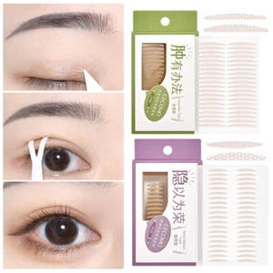 UK Waterproof Adhesive Invisible Double Eyelid Patch Eye Sticker Tape Makeup ~ , - Picture 1 of 14