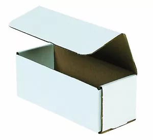 50- 7x2x2 White Corrugated Carton Cardboard Packaging Shipping Mailing Box Boxes - Picture 1 of 1