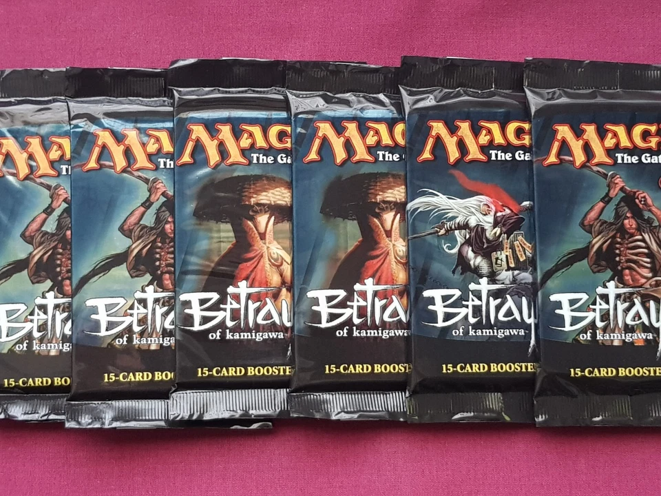 Magic The Gathering 6x BETRAYERS OF KAMIGAWA New Sealed Booster Packs MTG - Image 1 of 2