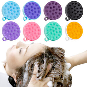 Silicone Massager Scalp Brush Shampoo Massage Comb Shower Head Hair Wash New