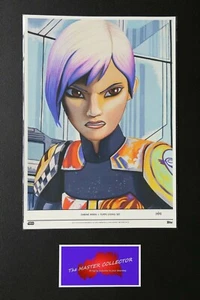 💎STAR WARS TOPPS FINE ART PRINT # 113 SABINE WREN OUT OF PRINT NUMBERED 3 /92💎 - Bild 1 von 1