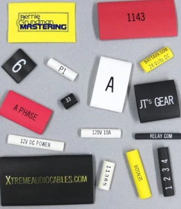 Hot Stamping Service On Any Heat Shrink Tubing, Sample Pack - Picture 1 of 4