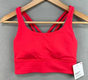Lululemon Energy Longline BH 4 Red Glow Medium Support LW2EB9S RDGL Luxtreme - Bild 1 von 7