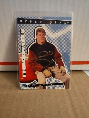 1994 - 1995 Autographed Upper Deck Be A Player #69 Joel Otto Calgary Flames  - Image 1 of 3