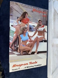 1984 SNAP-ON TOOLS Collectors Edition Pinup Girl Swimsuit Calendar Never Hung - Picture 1 of 20