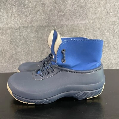 Zueco Convertible Crocs Blitzen Botas Forrado Azul (Niños Grandes 5+) Talla J1 Foto 1 de 4