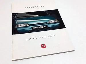 Citroen AX Prospekt 1996 - französisch - Bild 1 von 2