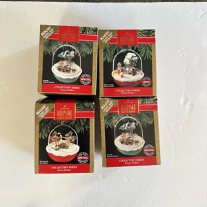 L👀K 4 Vintage Hallmark Keepsake Christmas Ornaments Forest Frolics 1991 & 1992 - Bild 1 von 21