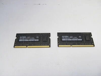 Apple Macbook Pro Memory HYNIX 2 x 2GB HMT325S6CFR8CPB DDR3 1600 SDRAM PC3-12800 - Image 1 of 2
