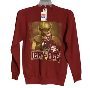 Vintage San Francisco 49ers Sweatshirt NFL Jerry Rice Youth 18-20 NWT Deadstock - Picture 1 of 9