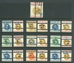 Butler MO 232 precancel on complete Champions of Liberty set, last one - Picture 1 of 1
