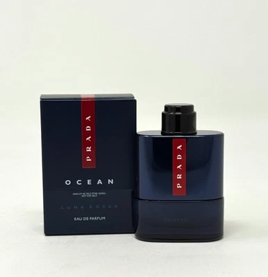 Prada Luna Rossa OCEAN Eau De Parfum EDP Hombres MINI Travel Splash .3 OZ Nuevo en Caja Foto 1 de 3