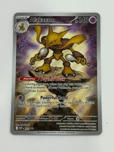 Pokémon TCG Alakazam 009 Mega Evolution Pokemon Center ETB Promo Mint Ungraded - Picture 1 of 18