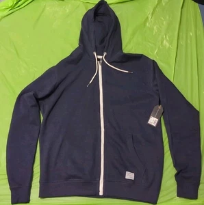 ADAM LEVINE Size XLT Dark Blue HOODIE ZIP UP JACKET COAT NEW With Tags Maroon 5 - Picture 1 of 6