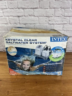 Intex Krystal Clear Saltwater System Model # CS8110 W/ Box MISSING CELL ASSEMBLY - Image 1 of 4