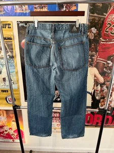 Vintage Y2K Levis Silvertab Relaxed Fit Baggy Dark Wash Skater Jeans Size 33X30 - Picture 1 of 9