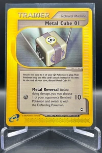 Pokémon TCG Aquapolis METALLWÜRFEL 01 Regular, Uncommon - 129/147 - Bild 1 von 2