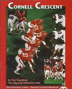 CORNELL BIG RED VS PRINCETON TIGERS 2000 FOOTBALL PROGRAM IVY LEAGUE - Afbeelding 1 van 1
