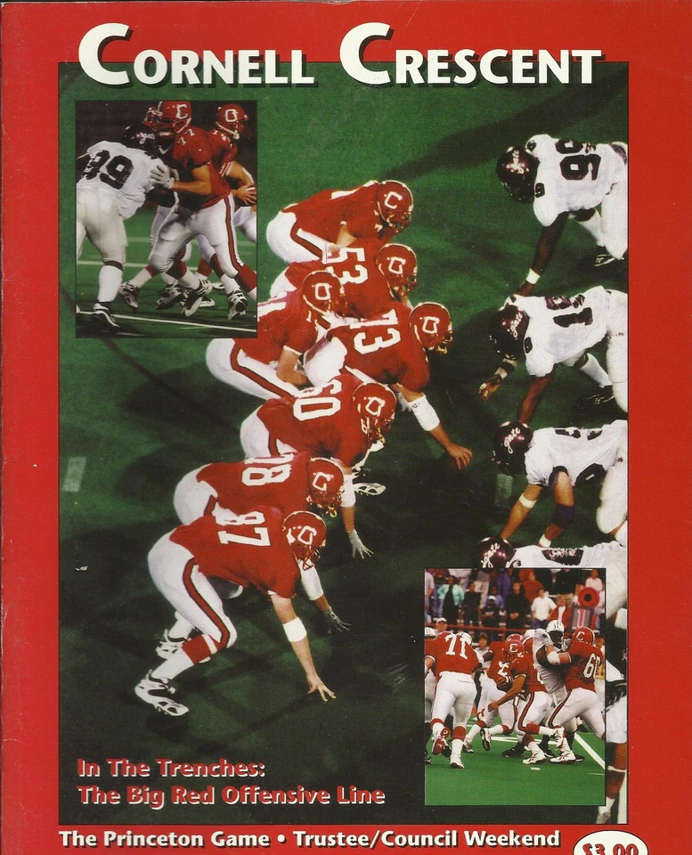 CORNELL BIG RED VS PRINCETON TIGERS 2000 FOOTBALL PROGRAM IVY LEAGUE - Image 1 of 1