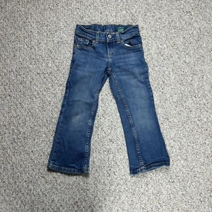 Sonoma Bootcut Jeans Girls Size 5 Medium Wash Blue Denim Adjustable Waist Pants - Picture 1 of 8