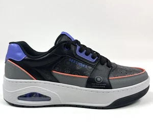 Skechers Street Dia De Los Muertos Mens 10.5 Black Purple Shoes 183914 / BKMT - Picture 1 of 9