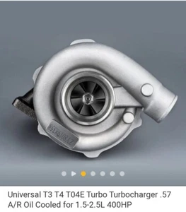 Número de pieza MAXPEEDINGRODS TURBO T04E57-VL 3002906150 nuevo turbocompresor callejero - Imagen 1 de 14