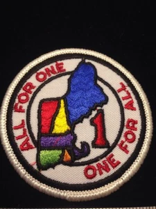 VINTAGE ALL FOR ONE 1 ONE FOR ALL BOY SCOUTS PATCH NOS - Picture 1 of 3