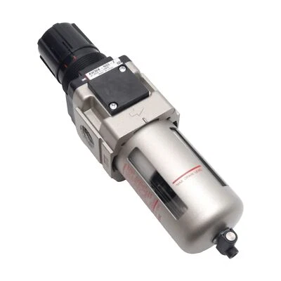 SMC AW30K-N03-Z Filter Regulator, 7-125PSI Set, 5µm Filtration, 3/8in NPT Ports - Image 1 of 4