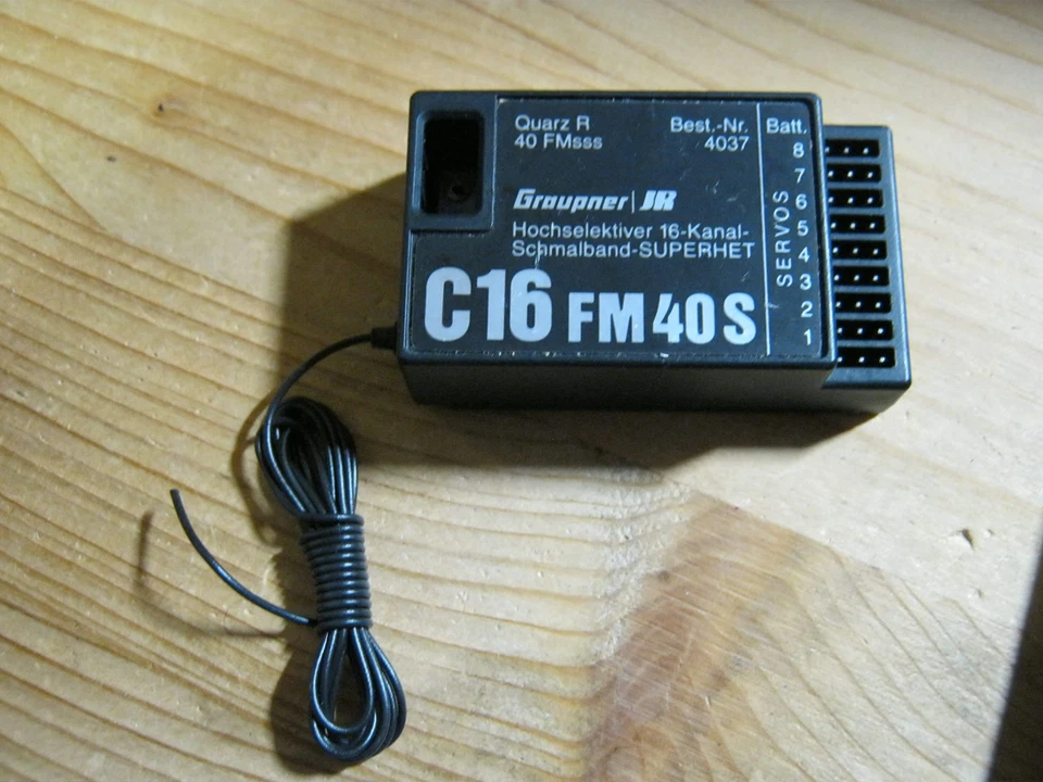 Empfänger Graupner C 16 - (40 Mhz)   4037 - Bild 1 von 1