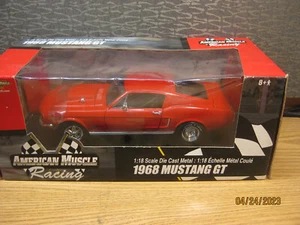 1/18 1968 Mustang GT Red by Ertl / American Muscle "Racing" Series #33707 - Bild 1 von 15
