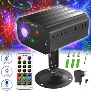 LED Discolicht Partylicht Lichteffekt Musik Party Bühnenbeleuchtung Discokugel - Bild 1 von 12