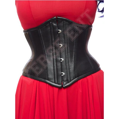 Corsé de entrenamiento de cintura corporal deshuesado doble acero resistente para mujer sobre busto Foto 1 de 4