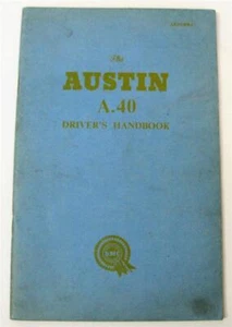 AUSTIN A 40 Cars Owners Handbook c1960 #AKD1408A - Picture 1 of 7
