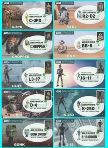 Star Wars Droiden 10er Set Ersttagsbriefe mit Farbabbrüchen - Bild 1 von 11