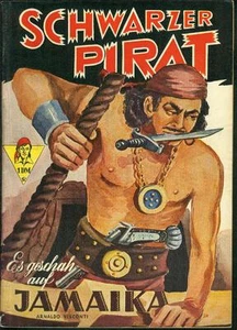 Schwarzer Pirat Nr.3 von 1951 - TOP Z1 ORIGINAL ABENTEUER ROMANHEFT-RARITÄT - Bild 1 von 3