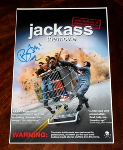 PÓSTER FIRMADO POR BAM MARGERA JACKASS LA PELÍCULA 12X18!!! - Imagen 1 de 1