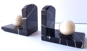 Art Deco Bookends Marble about 1920 AL1224 - Picture 1 of 12
