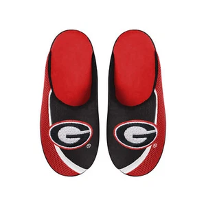 FOCO NCAA Men's Georgia Bulldogs 2022 Big Logo Color Edge Slippers - Picture 1 of 7