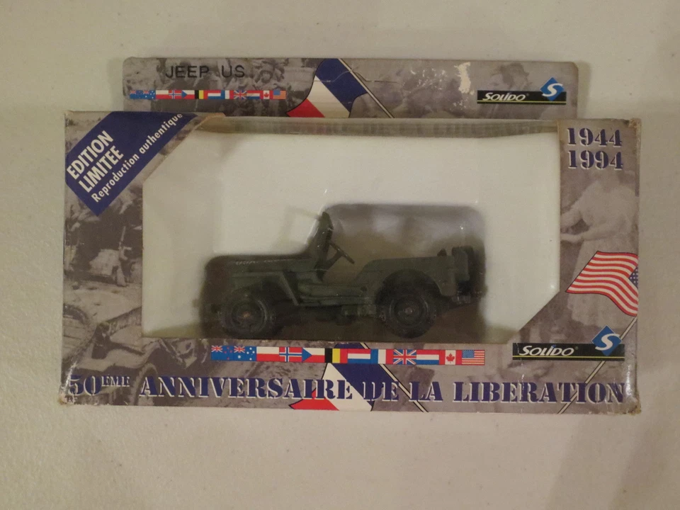 Solido 50th Anniversary of the Liberation of France 4494/11 Jeep US Military - Image 1 of 1