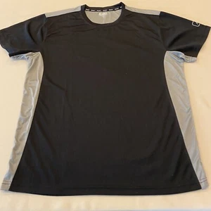 AND 1 Basketball Sz 2XL XXL Black  Grey Stop Sweating Me Polyester S/S Shirt - Picture 1 of 7